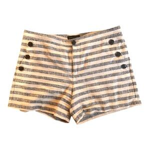 Bannana Republic navy and white button pocket dress sailor short size 10